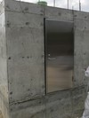 溶接固定タイプの納骨堂のステンレス扉