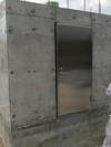 溶接固定タイプの納骨堂のステンレス扉