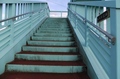 歩道橋の階段手摺