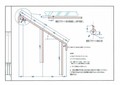 玄関門扉へ続く階段のステンレス手摺