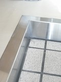 玄関ステンレス上り框　