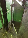 既存ステンレス梯子の昇降禁止扉