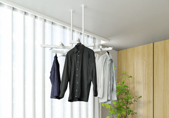 室内物干し｜ハンギングバー「HANGING BAR」